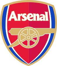 Arsenal nálepka 7 x 8 cm - SKLADOM