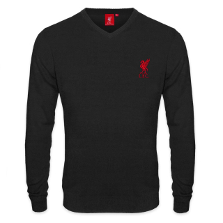 Liverpool FC pletený sveter čierny pánsky - SKLADOM