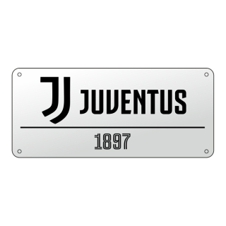 Juventus FC kovová značka - SKLADOM
