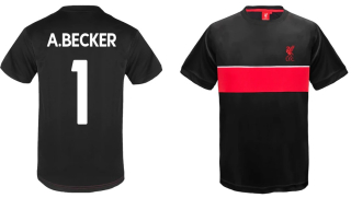 Liverpool FC A. BECKER tréningové tričko čierne detské