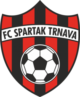FC Spartak Trnava nálepka 8,3 x 10 cm