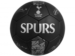 Tottenham Hotspur lopta s podpismi čierna - SKLADOM