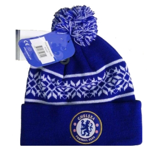 Chelsea pletená zimná čiapka modrá - SKLADOM