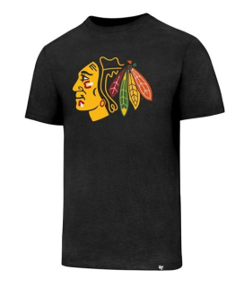 '47 Brand Chicago Blackhawks tričko čierne pánske