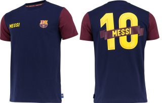 FC Barcelona Lionel Messi tričko tmavomodré detské - SKLADOM