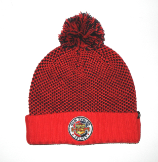 '47 Brand HKM Zvolen pletená zimná čiapka červená