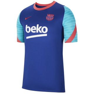 Nike FC Barcelona tréningový dres modrý detský 2020-2021