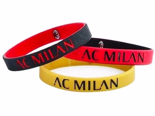 AC Miláno (AC Milan) náramky (3 ks v balení) - SKLADOM
