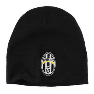 Juventus pletená zimná čiapka čierna detská - SKLADOM