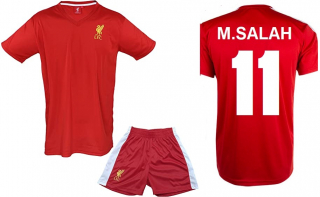 Liverpool FC SALAH tréningový set červený detský (dres + kraťasy)