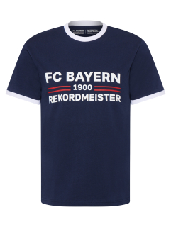 Bayern München - Bayern Mníchov Rekordmeister tričko tmavomodré pánske - SKLADOM