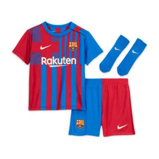 Nike FC Barcelona set detský (2021-2022) domáci + meno a číslo (menšie veľkosti)