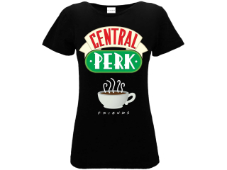 Friends Priatelia Central Perk tričko čierne pánske