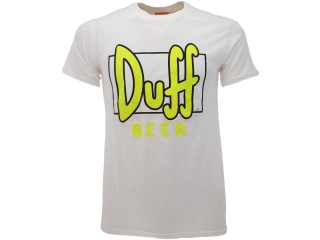 The Simpsons (Simpsonovci) Duff tričko biele pánske - SKLADOM