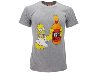 The Simpsons (Simpsonovci) Homer tričko šedé pánske - SKLADOM