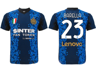 Inter Miláno Inter Milan BARELLA dres detský (2021-22) domáci -oficiálna replika