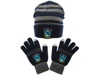 Harry Potter Ravenclaw - Bystrohlav zimný set - čiapka + rukavice