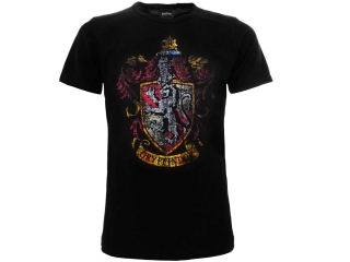 Harry Potter Gryffindor - Chrabromil tričko čierne pánske