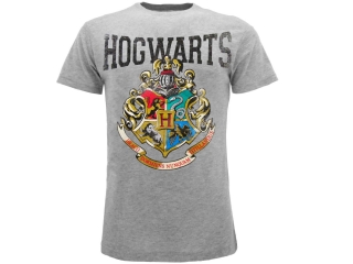 Harry Potter Hogwarts - Rokfort tričko šedé pánske