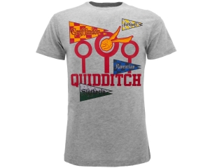 Harry Potter Quidditch - Metlobal tričko šedé pánske