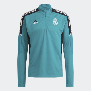 Adidas Real Madrid tréningová mikina zelená pánska