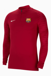 Nike FC Barcelona tréningová mikina červená pánska 2021-2022