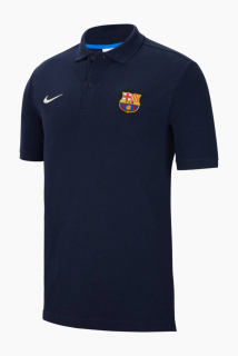 Nike FC Barcelona polokošeľa tmavomodrá pánska