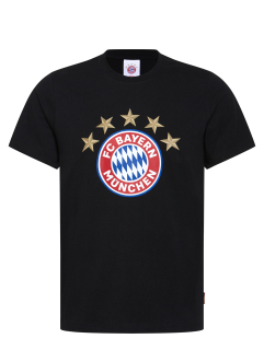 FC Bayern München - Bayern Mníchov tričko čierne pánske - SKLADOM