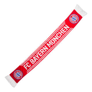 FC Bayern München - Bayern Mníchov pletený šál červený
