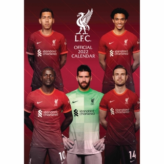 Liverpool FC nástenný kalendár 2022 - SKLADOM