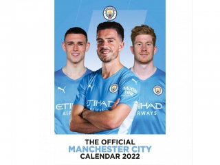 Manchester City nástenný kalendár 2022 - SKLADOM