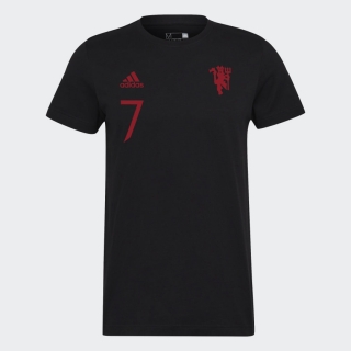 Adidas Manchester United Cristiano RONALDO tričko čierne pánske - SKLADOM