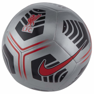 Nike Liverpool futbalová lopta šedá