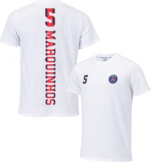 Paris Saint Germain FC - PSG Marquinhos tričko biele pánske