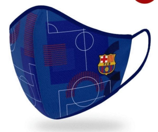FC Barcelona rúško modré - SKLADOM
