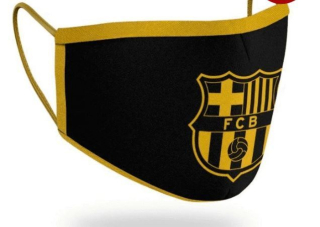 FC Barcelona rúško čierne - SKLADOM