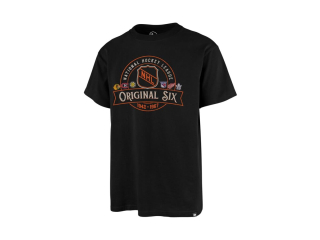 '47 Brand NHL Original Six tričko čierne pánske - SKLADOM