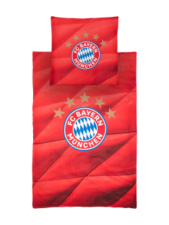 FC Bayern München - Bayern Mníchov posteľné obliečky červené