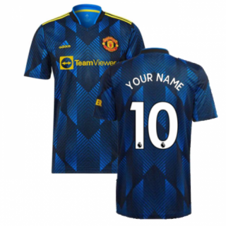 Adidas Manchester United dres pánsky (2021-2022) tretí + meno a číslo (v cene)