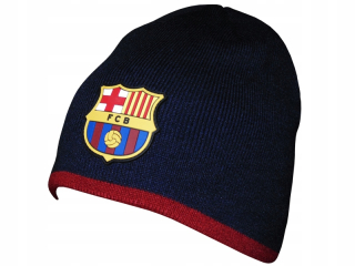 FC Barcelona zimná čiapka tmavomodrá - SKLADOM