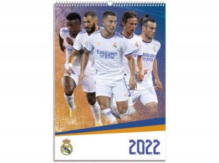 Real Madrid nástenný kalendár 2022 - SKLADOM