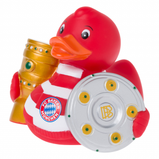 FC Bayern München - Bayern Mníchov gumená kačička s trofejami