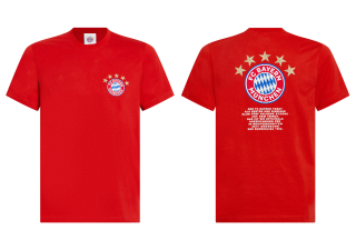 FC Bayern München - Bayern Mníchov tričko červené pánske - SKLADOM