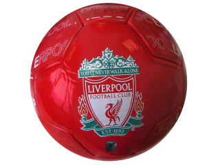 Liverpool FC futbalová lopta červená - SKLADOM