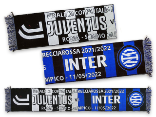 Inter Miláno - Inter Milan Coppa Italia finále 2022 pletený šál