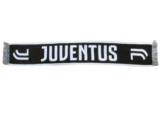 Juventus pletený šál čierny