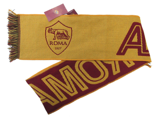AS Rím - AS Roma pletený šál