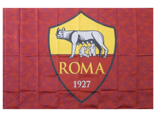 AS Rím - AS Roma vlajka červená 100 x 150 cm