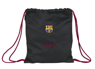 FC Barcelona taška na chrbát / vrecko na prezúvky čierne