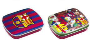 FC Barcelona kovová krabička - SKLADOM